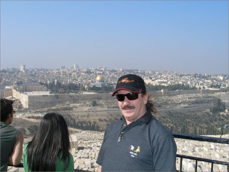 Matt Overlooking Jerusalem
